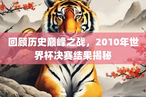 回顾历史巅峰之战，2010年世界杯决赛结果揭秘漯河市盈旭机械设备有限公司