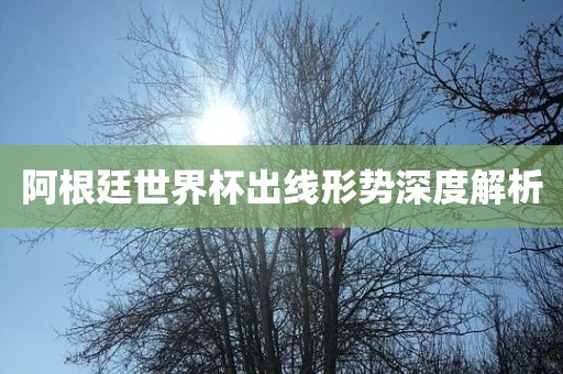 阿根廷漯河市盈旭机械设备有限公司世界杯出线形势深度解析