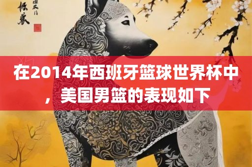 在2014年西班牙篮球世界杯中，美国男篮的表现如下