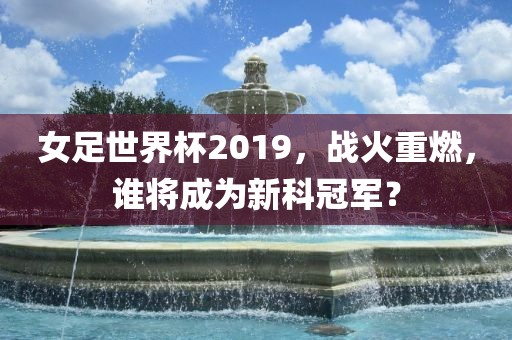 女足世界杯2019，战火重燃，谁将成漯河市盈旭机械设备有限公司为新科冠军？