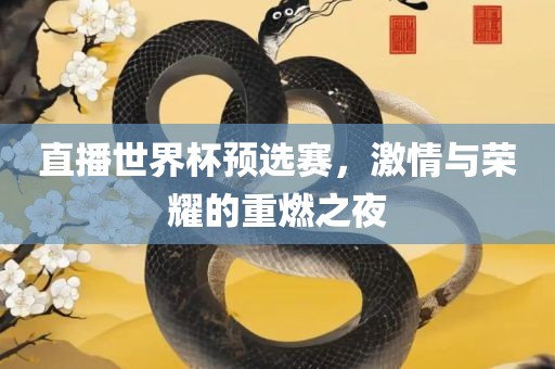 直播世界杯预选赛，激情与荣耀的重燃之夜