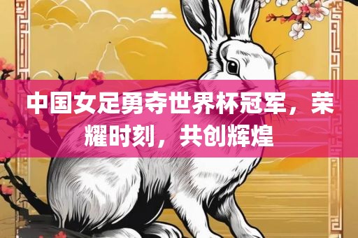 中国女足勇夺世界杯冠军，荣耀时刻，共创辉煌