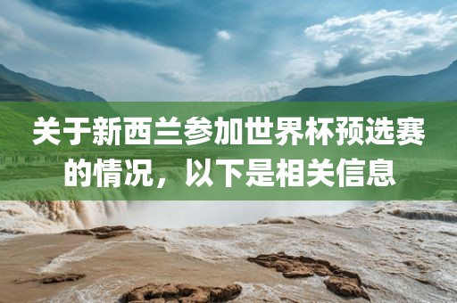 关于新西兰参加世界杯预选赛的情况，以下是相关信息漯河市盈旭机械设备有限公司