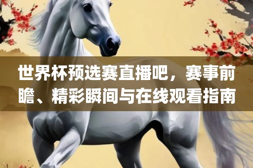 世界杯预选赛直播吧，赛事前瞻、精彩瞬间与在线观看指南漯河市盈旭机械设备有限公司