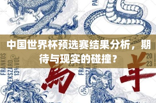 中国世界杯预选赛结果分析，期待与现实的碰撞？