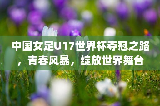 中国女足U17世界杯夺冠之路，青春风暴，绽放世界舞台