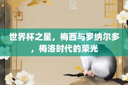 世界杯之星，梅西与罗纳尔多，梅洛时代的荣光