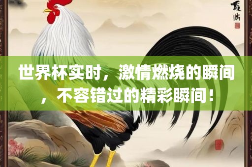 世界杯实时，激情燃烧的瞬间，不容错过的精彩瞬间！