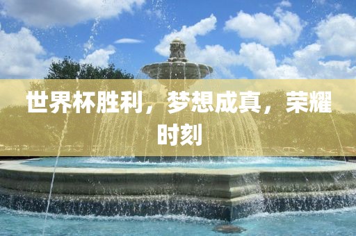 世界杯胜利，梦想成真，荣耀时刻