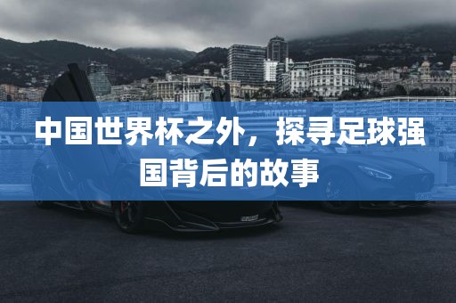 中国世界杯之外，探寻足球强国背后的故事