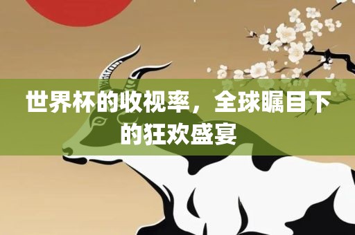 世界杯的收视率，全球瞩目下的狂欢盛宴