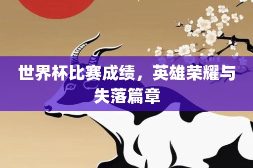 世界杯比赛成绩，英雄荣耀与失落篇章