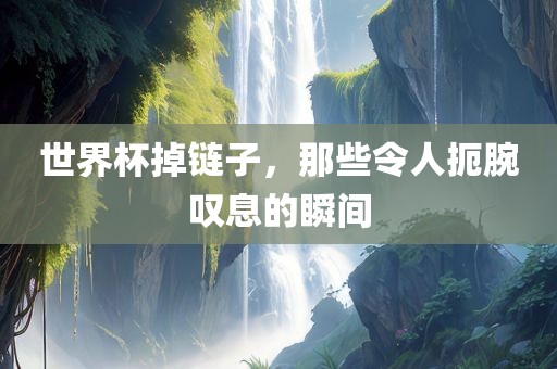 世界杯掉链子，那些令人扼腕叹息的瞬间漯河市盈旭机械设备有限公司