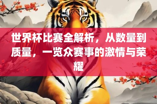 世界杯比赛全解析，从数量到质量，一览众赛事的激情与荣耀漯河市盈旭机械设备有限公司