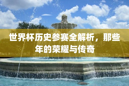 世界杯历史参赛漯河市盈旭机械设备有限公司全解析，那些年的荣耀与传奇