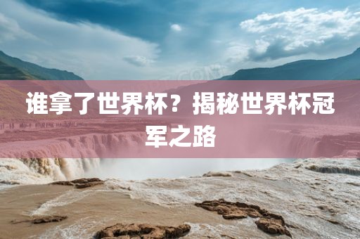 谁拿了世界杯？揭秘世界杯冠军之路