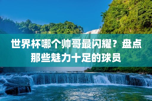世界杯哪个帅哥最闪耀？盘点那些魅力十足的球员