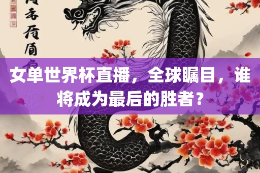 女单世界杯直播，全球瞩目，谁将成为最后的胜者？