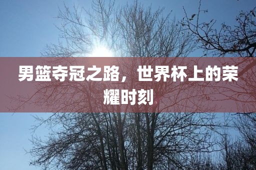 男篮夺冠之路，世界杯上的荣耀时刻