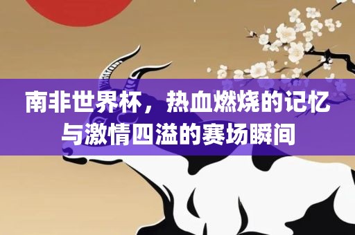 南非世界杯，热血燃烧的记忆与激情四溢的赛场瞬间