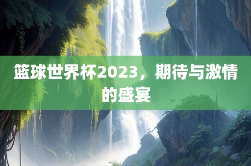 篮球世界杯2023，期待与激情的盛宴