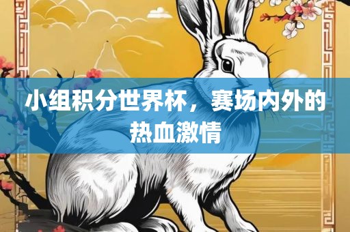 小组积分世界杯，赛场内外的热血激情