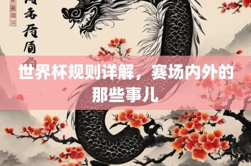 世界杯规则详解，赛场内外的那些事儿