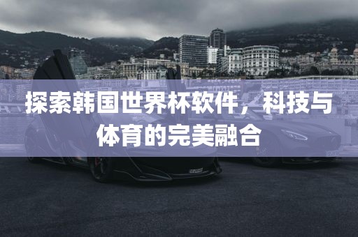 探索韩国世界杯软件，科技与体育的完美融合